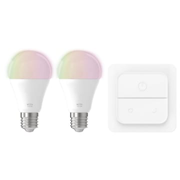 Valonlähde 2xLM-ZIG-RGB/CCT E27 A60 9W Kytkin - 6 cm - Valaistus - Hehkulamppu & polttimo - LED-valaistus - LED-lamput - LED-lamppu
