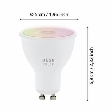 Valonlähde 3xLM-ZIG-RGB/CCT GU10 4,5W - 5 cm - Valaistus - Hehkulamppu & polttimo - LED-valaistus - LED-lamput - LED-lamppu