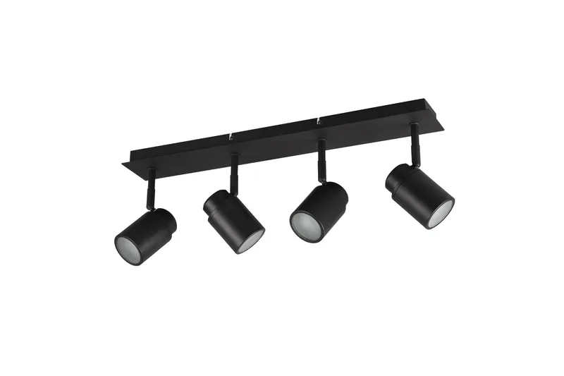 Spotti 4-Os. Angelo H2O Gu10 Mattamusta - Trio - Valaistus - Hehkulamppu & polttimo - Spottivalaisin & alasvalo - Kattospotti