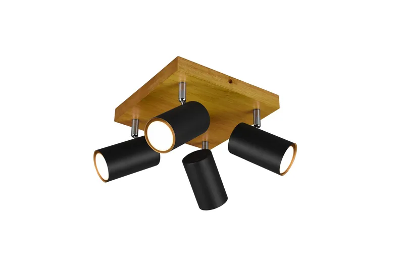 Spotti Marley 4-os. GU10 Mattamusta/Puu, TRIO