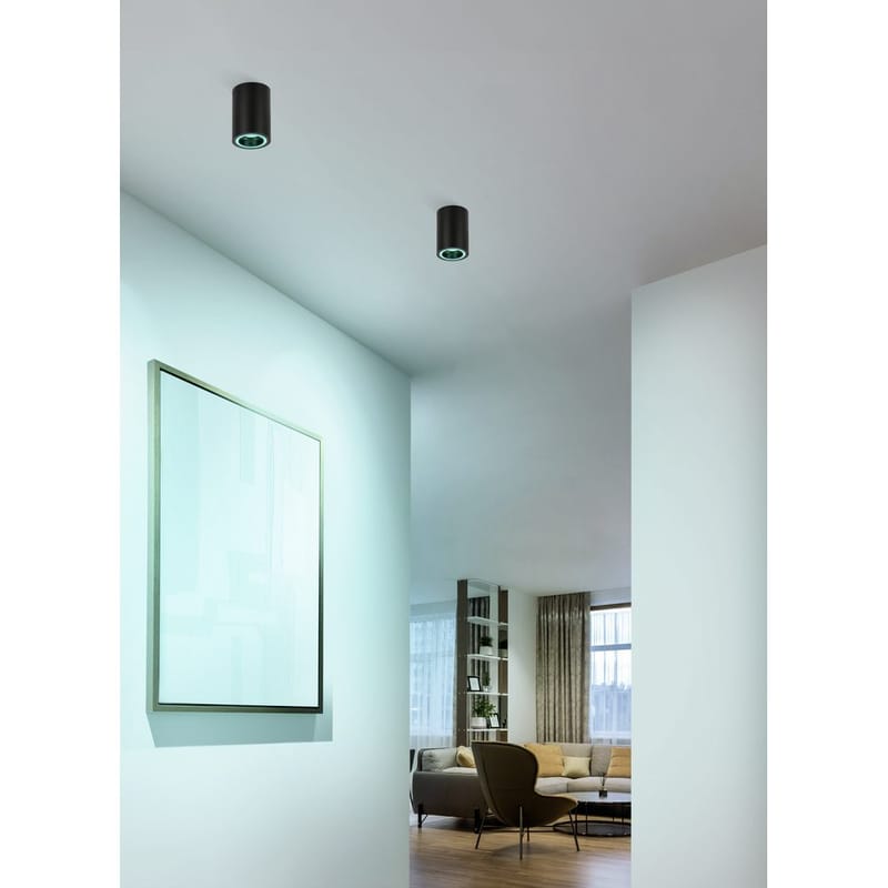 Kohdevalaisin Carosso - Musta, Valkoinen - Valaistus - Hehkulamppu & polttimo - Spottivalaisin & alasvalo - Seinäspotti