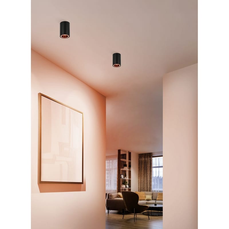 Kohdevalaisin Carosso - Musta, Valkoinen - Valaistus - Hehkulamppu & polttimo - Spottivalaisin & alasvalo - Seinäspotti