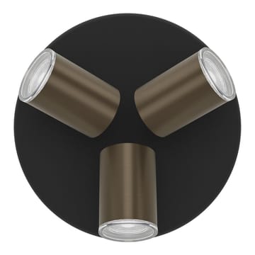 Kohdevalaisin Consuma Pyöreä kolmella lampulla - Musta/Bronsoitu - Valaistus - Hehkulamppu & polttimo - Spottivalaisin & alasvalo - Seinäspotti
