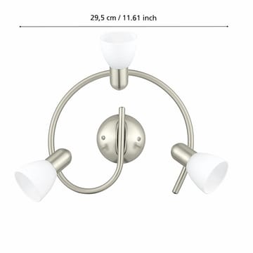 Kohdevalaisin Dakar - 29,5 cm - Valaistus - Hehkulamppu & polttimo - Spottivalaisin & alasvalo - Seinäspotti