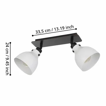 Kohdevalaisin Matlock - 14,5 cm - Valaistus - Hehkulamppu & polttimo - Spottivalaisin & alasvalo - Seinäspotti
