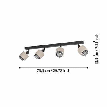 Kohdevalaisin Rosley - 9 cm - Valaistus - Hehkulamppu & polttimo - Spottivalaisin & alasvalo - Seinäspotti