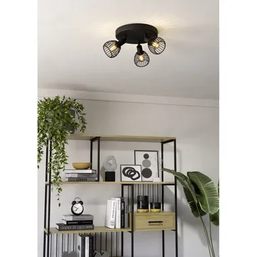 Kohdevalaisin Sonnino pyöreä 3 lampulla - 25 cm - Valaistus - Hehkulamppu & polttimo - Spottivalaisin & alasvalo - Seinäspotti