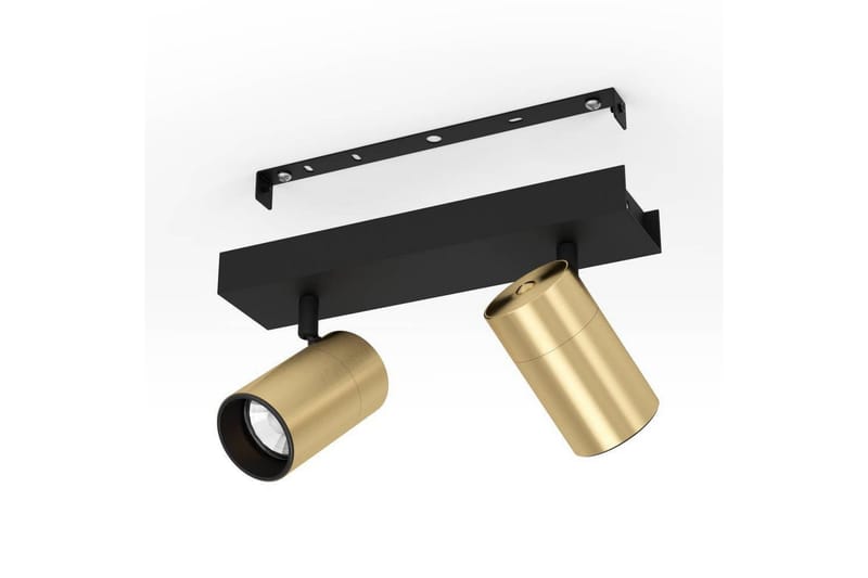 Kohdevalo Eglo Cumaribo Musta/Messinki 2 Lamppua - 2 Lamppua - Valaistus - Hehkulamppu & polttimo - Spottivalaisin & alasvalo - Seinäspotti