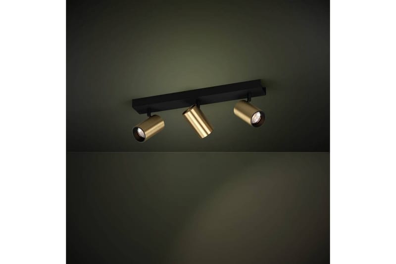 Kohdevalo Eglo Cumaribo Musta/Messinki 3 lamppua - 3 lamppua - Valaistus - Hehkulamppu & polttimo - Spottivalaisin & alasvalo - Seinäspotti