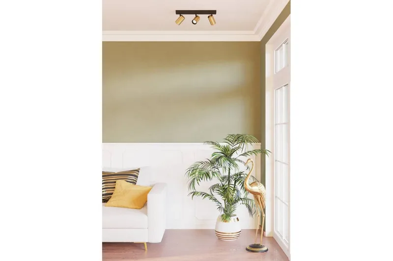 Kohdevalo Eglo Cumaribo Musta/Messinki 3 lamppua - 3 lamppua - Valaistus - Hehkulamppu & polttimo - Spottivalaisin & alasvalo - Seinäspotti