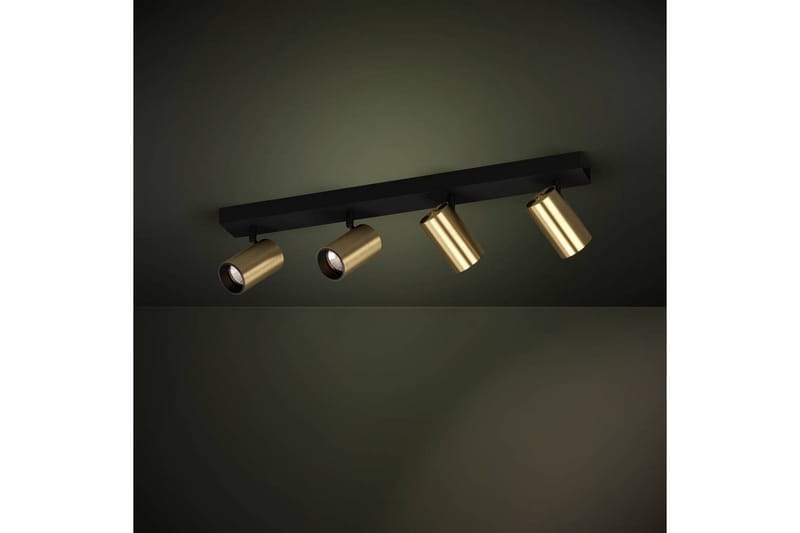 Kohdevalo Eglo Cumaribo Musta/Messinki 4 lamppua - 4 lamppua - Valaistus - Hehkulamppu & polttimo - Spottivalaisin & alasvalo - Seinäspotti