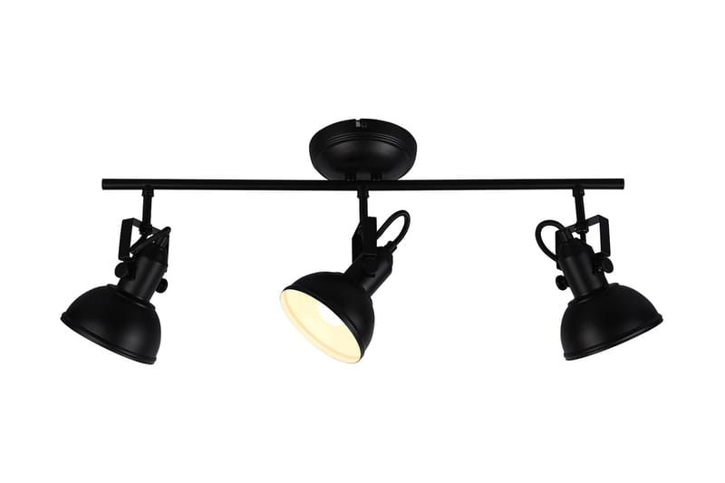 Gina Spotti 3-Os. 3xE14 Mattamusta - TRIO - Valaistus - Hehkulamppu & polttimo - Spottivalaisin & alasvalo - Kohdevalo kisko