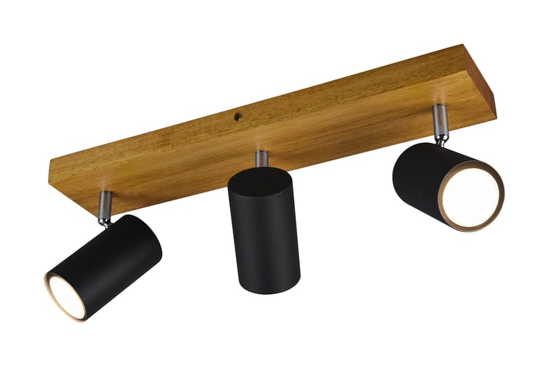 Spotti Marley 3-os. GU10 Mattamusta/Puu, TRIO