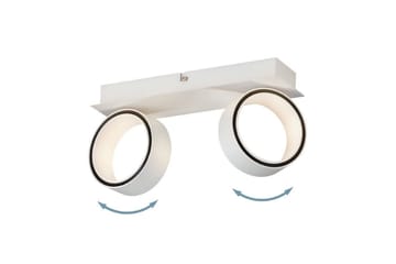 LED-spottilamppu Eglo Albariza Valkoinen 2 Lamppua - 2 Lamppua - Valaistus - Hehkulamppu & polttimo - Spottivalaisin & alasvalo - Seinäspotti