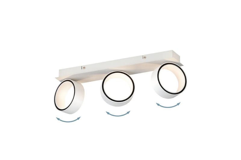 LED-spottilamppu Eglo Albariza Valkoinen 3 lamppua - 3 lamppua - Valaistus - Hehkulamppu & polttimo - Spottivalaisin & alasvalo - Seinäspotti