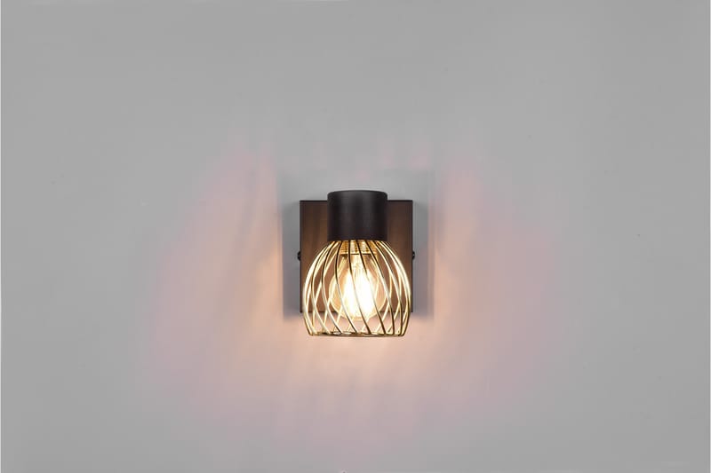 Spotti Ardon 1-os E14 Mattamusta/Kiillotettu Messinki - TRIO - Valaistus - Hehkulamppu & polttimo - Spottivalaisin & alasvalo - Seinäspotti