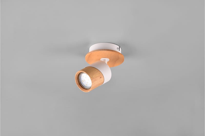 Spotti Aruni 1-os GU10 Puu/Mattavalkoinen - TRIO - Valaistus - Hehkulamppu & polttimo - Spottivalaisin & alasvalo - Seinäspotti