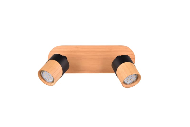 Spotti Aruni 2-os GU10 Puu/Mattamusta - TRIO - Valaistus - Hehkulamppu & polttimo - Spottivalaisin & alasvalo - Seinäspotti