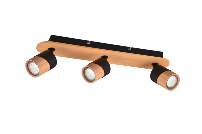 Spotti Aruni 3-os GU10 Puu/Mattamusta, TRIO