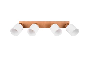 Spotti Assam 4-os E14 Puu/Valkoinen - TRIO - Valaistus - Hehkulamppu & polttimo - Spottivalaisin & alasvalo - Seinäspotti