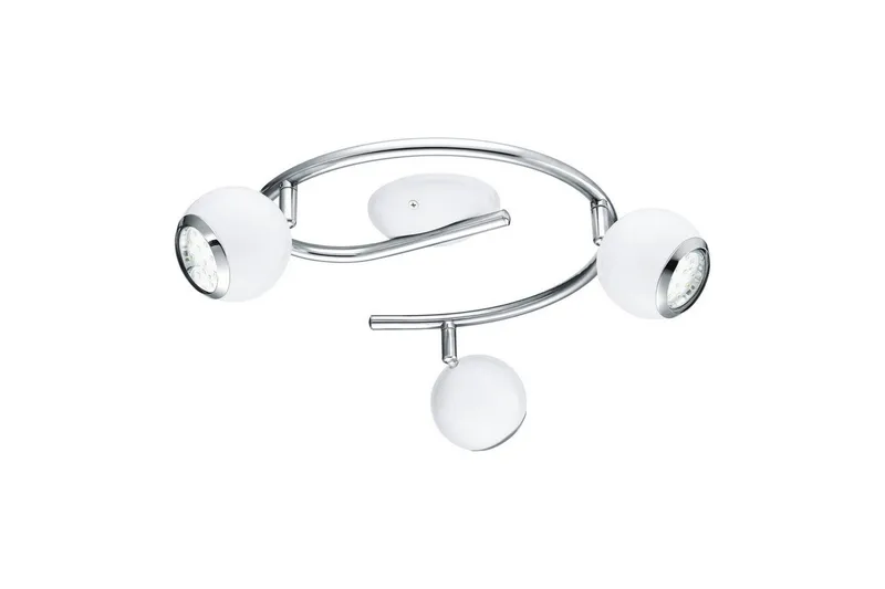 Spotlight Eglo Bimeda 3 lampulla, valkoinen, kromi, Valkoinen/Kromi