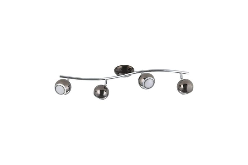 Spotlight Eglo Bimeda 4 lamppua nikkeli-nero, kromi, Musta/Kromi/Harmaa