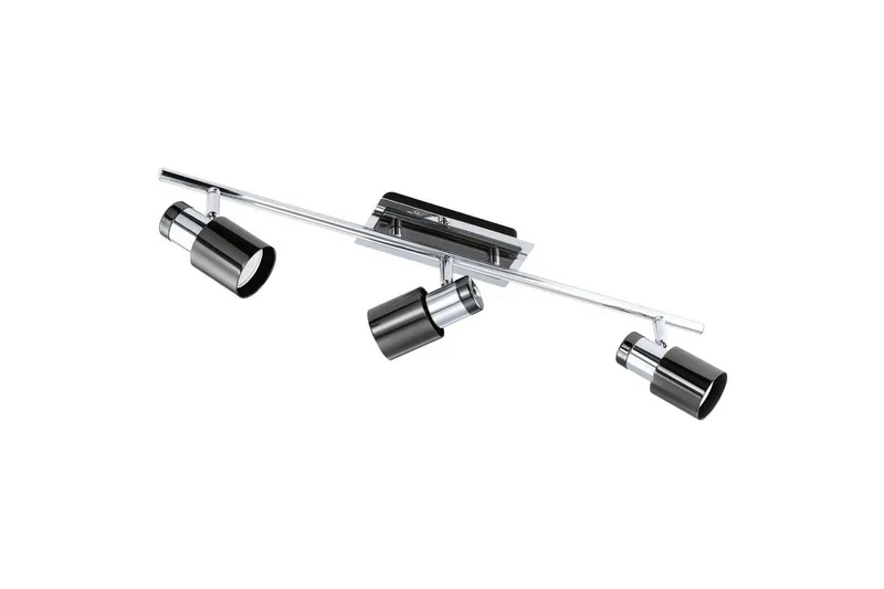 Spotlight Eglo Davida 1 3 Lamppua, Musta/Kromi