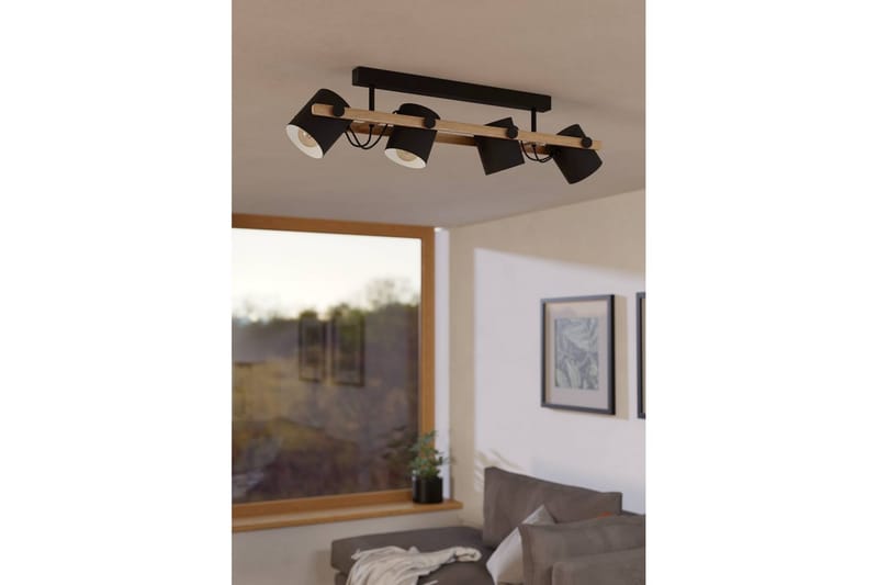 Spotlight Eglo Hornwood - Ruskea/Musta - Valaistus - Hehkulamppu & polttimo - Spottivalaisin & alasvalo - Seinäspotti