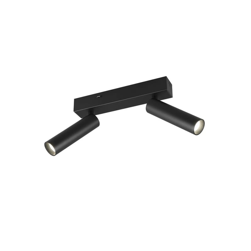 Spotti Ambala - 2 lamppua, 2-osainen, Mattamusta - Valaistus - Hehkulamppu & polttimo - Spottivalaisin & alasvalo - Kohdevalo kisko