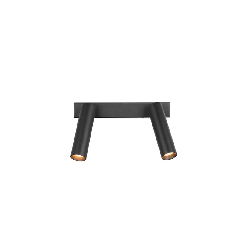 Spotti Ambala - 2 lamppua, 2-osainen, Mattamusta - Valaistus - Hehkulamppu & polttimo - Spottivalaisin & alasvalo - Kohdevalo kisko