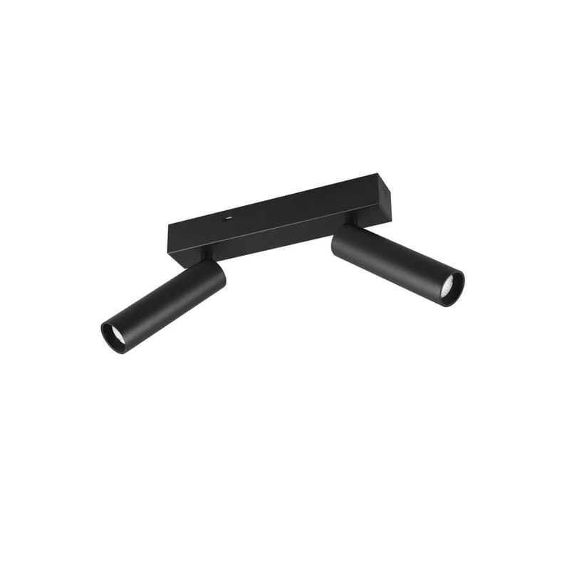 Spotti Ambala - 2 lamppua, 2-osainen, Mattamusta - Valaistus - Hehkulamppu & polttimo - Spottivalaisin & alasvalo - Kohdevalo kisko