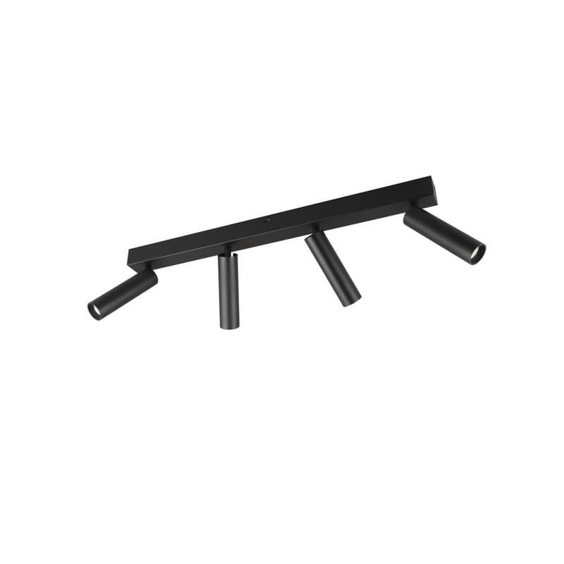 Spotti Ambala - 4 lamppua, 4-osainen, Mattamusta - Valaistus - Hehkulamppu & polttimo - Spottivalaisin & alasvalo - Kohdevalo kisko