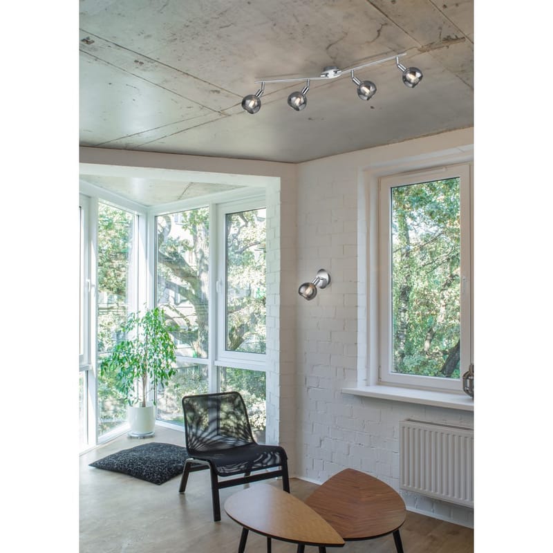 Spotti Brest - 1 lamppu, 1-osainen - Valaistus - Hehkulamppu & polttimo - Spottivalaisin & alasvalo - Kohdevalo kisko