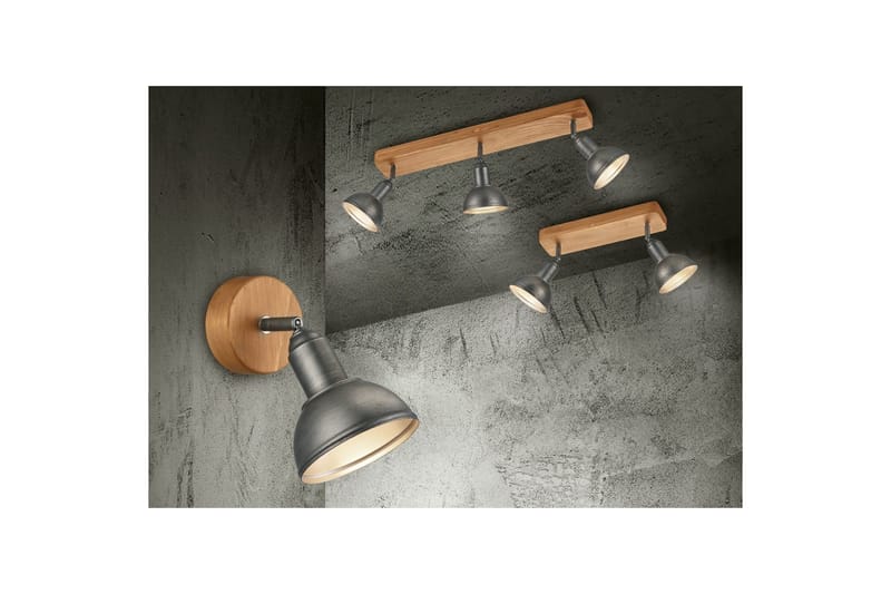 Spotti Delhi - 3-osainen - Valaistus - Hehkulamppu & polttimo - Spottivalaisin & alasvalo - Kattospotti