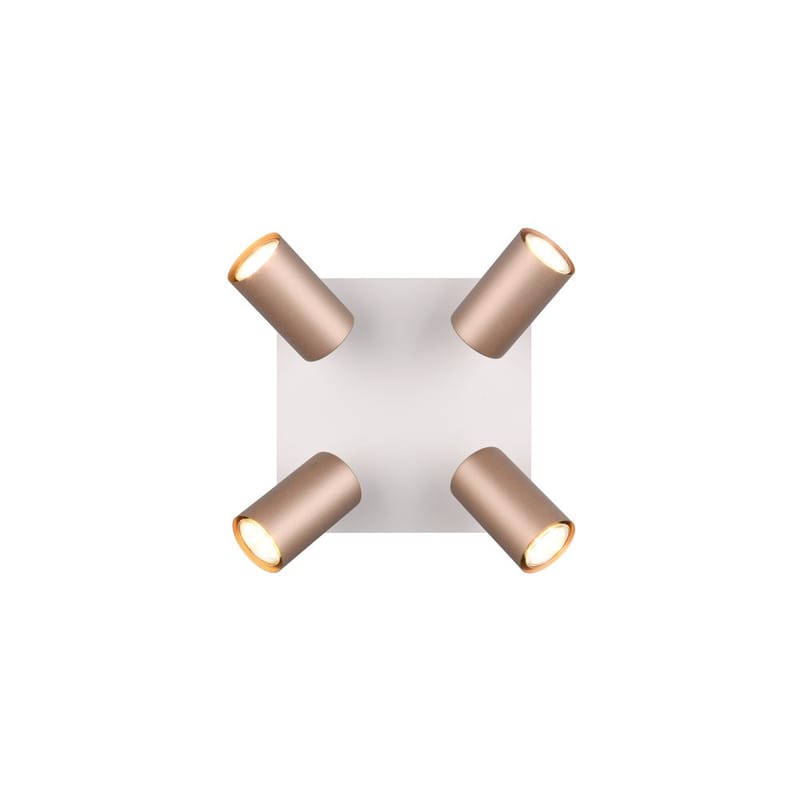 Spotti Marley - 4 lamppua, 4-osainen - Valaistus - Hehkulamppu & polttimo - Spottivalaisin & alasvalo - Kattospotti