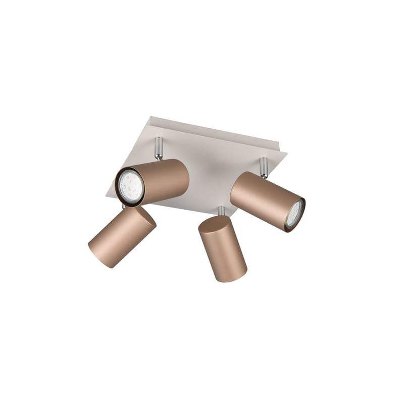 Spotti Marley - 4 lamppua, 4-osainen - Valaistus - Hehkulamppu & polttimo - Spottivalaisin & alasvalo - Kattospotti