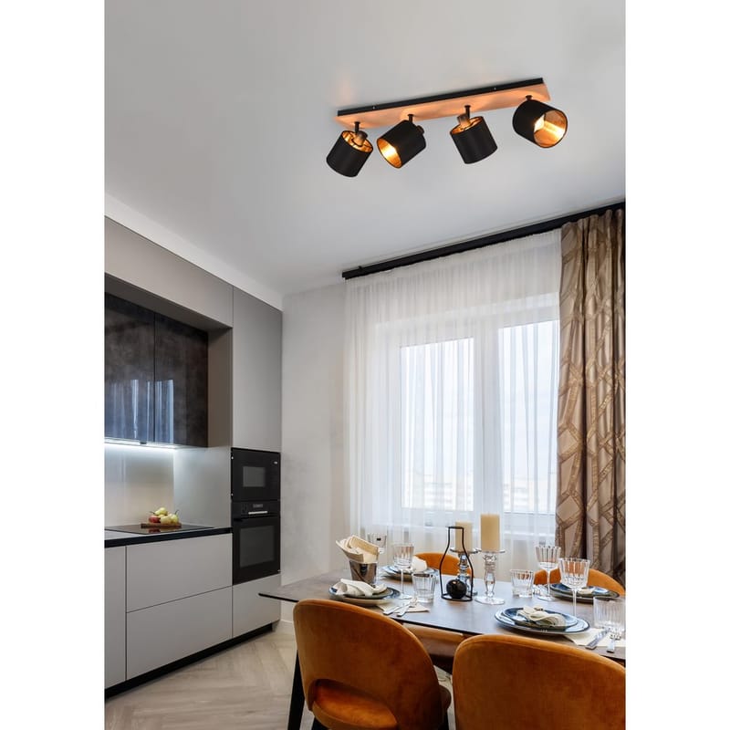 Spotti Tommy - 4 lamppua, 4-osainen - Valaistus - Hehkulamppu & polttimo - Spottivalaisin & alasvalo - Seinäspotti