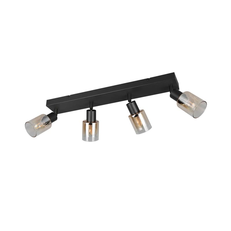 Spotti TRIO Cadiz - 4-osainen, Mattamusta - Valaistus - Hehkulamppu & polttimo - Spottivalaisin & alasvalo - Kattospotti