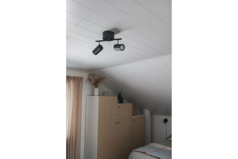 Spotti TRIO Marlina 2-osainen, Mattamusta - 2-osainen, Mattamusta - Valaistus - Hehkulamppu & polttimo - Spottivalaisin & alasvalo - Kattospotti