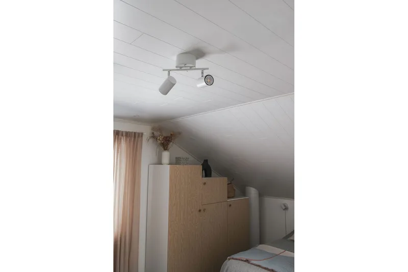 Spotti TRIO Marlina 2-osainen, Valkoinen - 2-osainen, Valkoinen - Valaistus - Hehkulamppu & polttimo - Spottivalaisin & alasvalo - Kattospotti