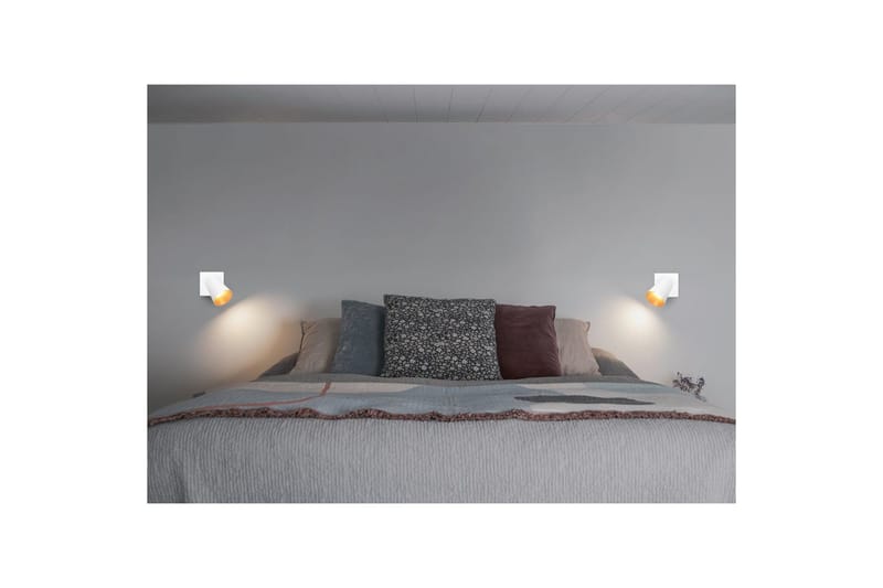 Spotti TRIO Sharp 1-osainen, Mattavalkoinen/kulta - 1-osainen, Mattavalkoinen/kulta - Valaistus - Hehkulamppu & polttimo - Spottivalaisin & alasvalo - Kattospotti