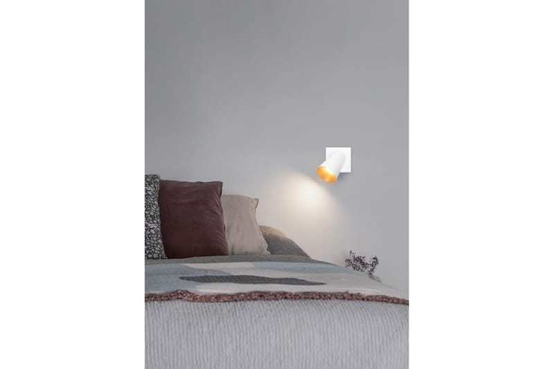 Spotti TRIO Sharp 1-osainen, Mattavalkoinen/kulta - 1-osainen, Mattavalkoinen/kulta - Valaistus - Hehkulamppu & polttimo - Spottivalaisin & alasvalo - Kattospotti