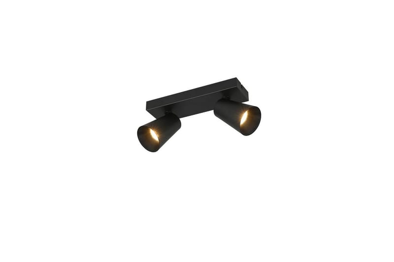 Spotti TRIO Sharp 2-osainen, Mattamusta/kulta - 2-osainen, Mattamusta/kulta - Valaistus - Hehkulamppu & polttimo - Spottivalaisin & alasvalo - Kattospotti