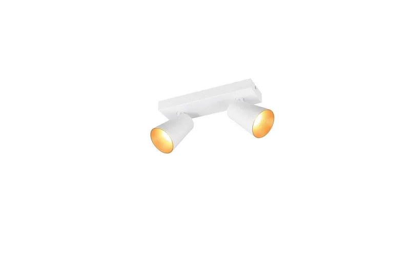 Spotti TRIO Sharp 2-osainen, Mattavalkoinen/kulta, 2-osainen, Mattavalkoinen/kulta