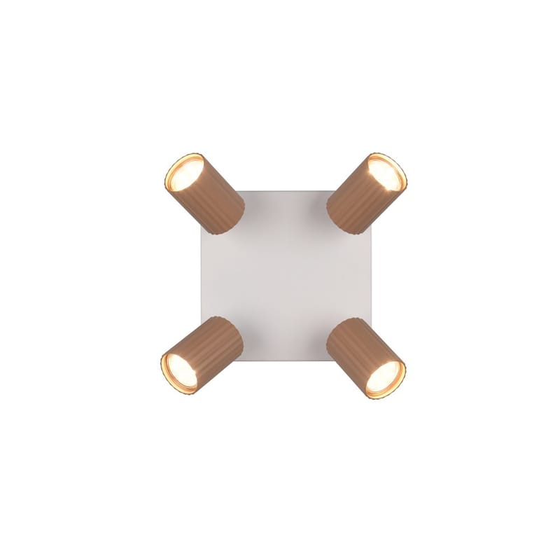 Spotti TRIO Soka - 4-osainen, Kahvi/Lämmin Harmaa - Valaistus - Hehkulamppu & polttimo - Spottivalaisin & alasvalo - Kattospotti