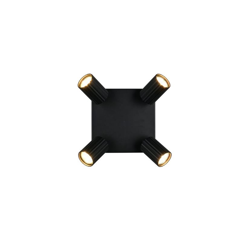 Spotti TRIO Soka - 4-osainen, Mattamusta - Valaistus - Hehkulamppu & polttimo - Spottivalaisin & alasvalo - Kattospotti