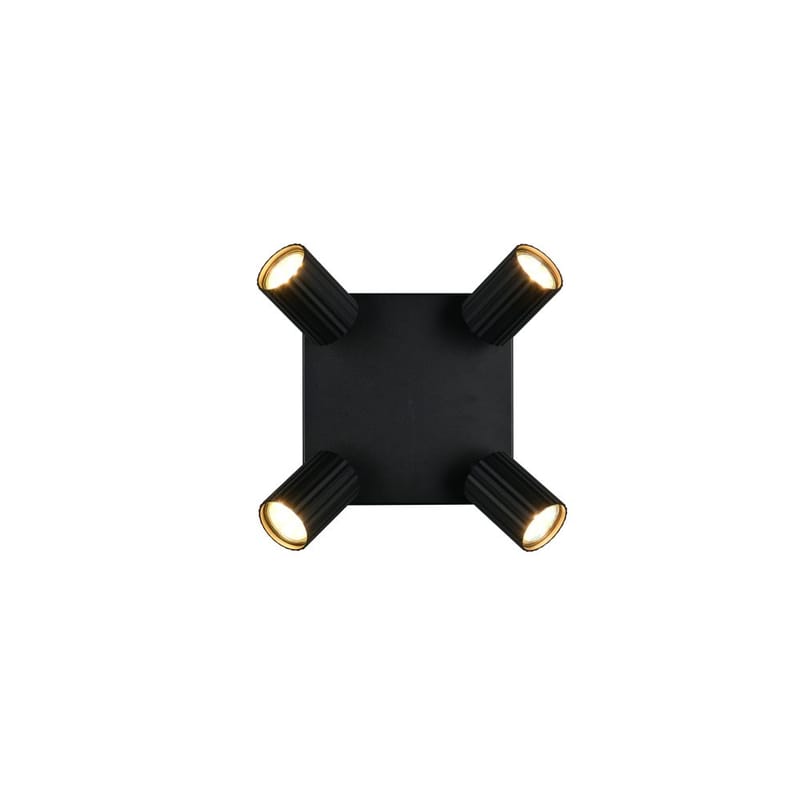 Spotti TRIO Soka - 4-osainen, Mattamusta - Valaistus - Hehkulamppu & polttimo - Spottivalaisin & alasvalo - Kattospotti