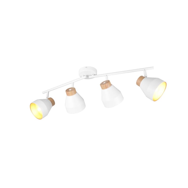 Spotti Valentin - 3 lamppua, 3-osainen, Mattavalkoinen - Valaistus - Hehkulamppu & polttimo - Spottivalaisin & alasvalo - Kattospotti