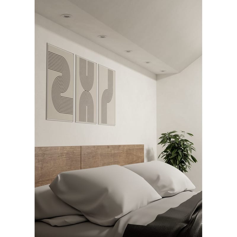 Upotettu Valaisin Barranco 90 mm 4000K Set om 3 - Valkoinen - Valaistus - Hehkulamppu & polttimo - Spottivalaisin & alasvalo - Kattospotti