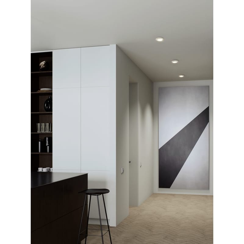 Upotettu Valaisin Barranco 90 mm 4000K Set om 3 - Valkoinen - Valaistus - Hehkulamppu & polttimo - Spottivalaisin & alasvalo - Kattospotti